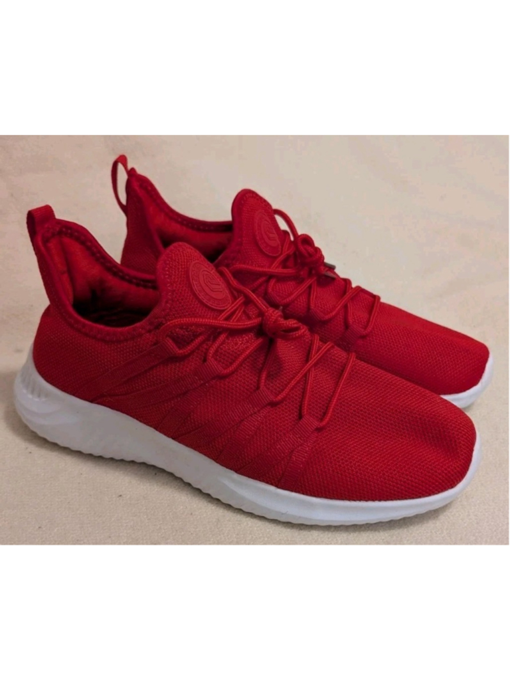 Feethit Womens Red Running Shoes EU Size 39 US 8.5 Lightweight Slip On F79